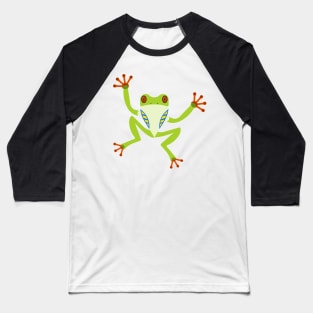 Red-eyed tree frog Baseball T-Shirt